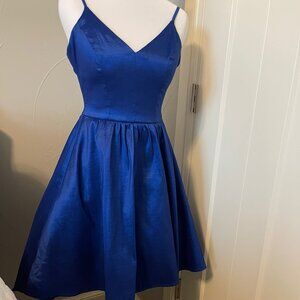 Royal Blue Cocktail Dress Size 3/4